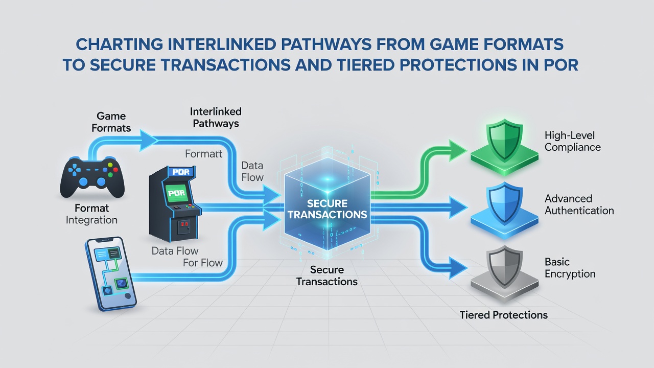 Mobile device displaying secure transaction pathways and protection tiers in gaming apps