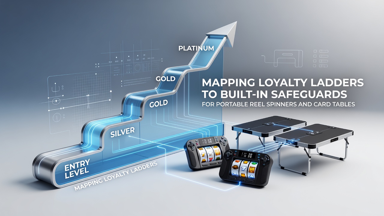 Card table with loyalty verification panel and automatic stability safeguards engaged