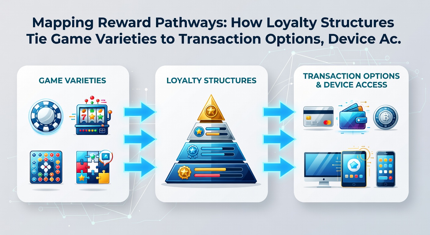 Diagram depicting loyalty system connections between various gaming devices, transaction flows, customer assistance channels, and responsible gaming tools
