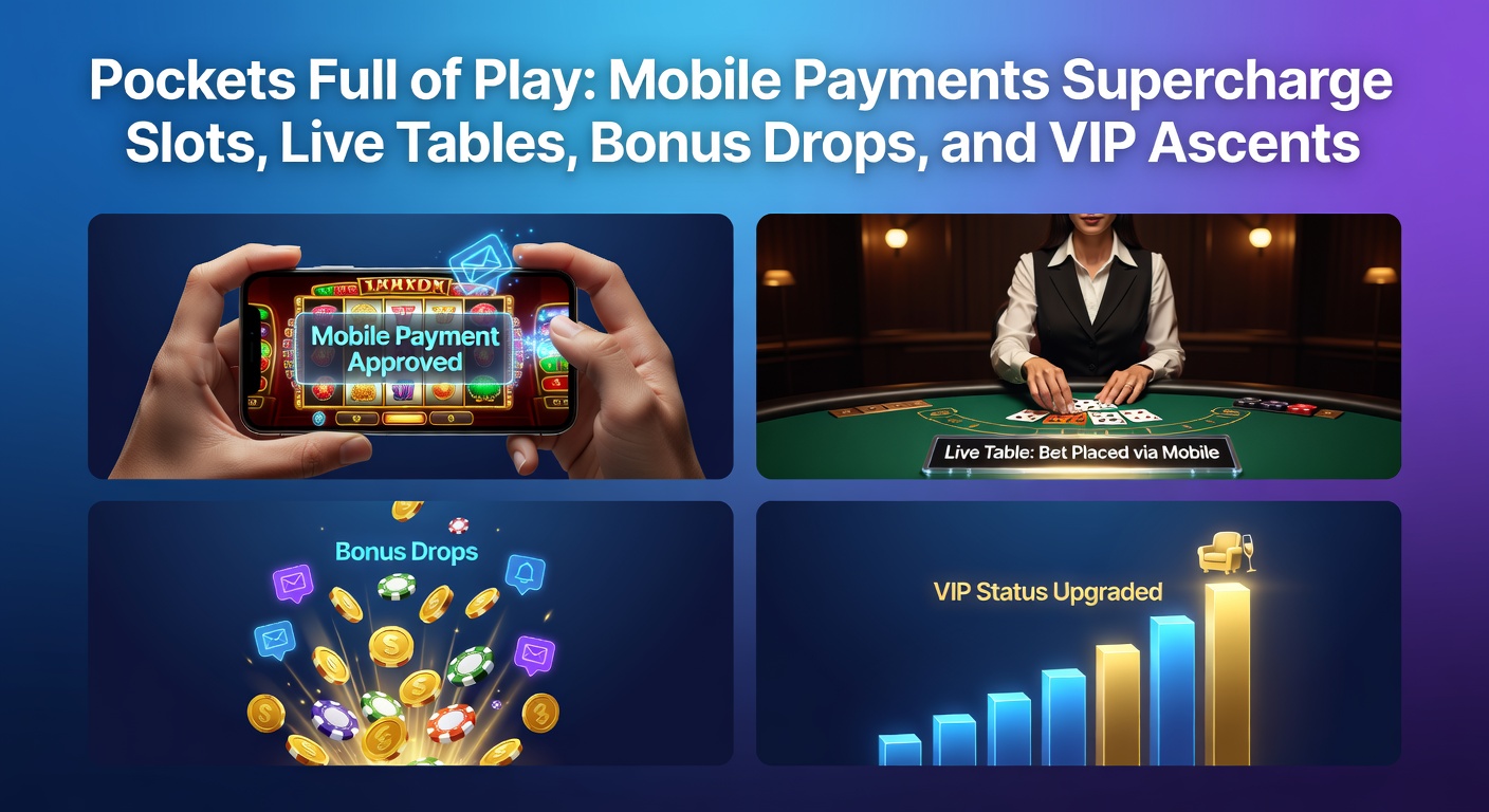 Smartphone screen displaying a vibrant slot machine game with a mobile payment confirmation popping up, highlighting instant deposit action in an online casino app