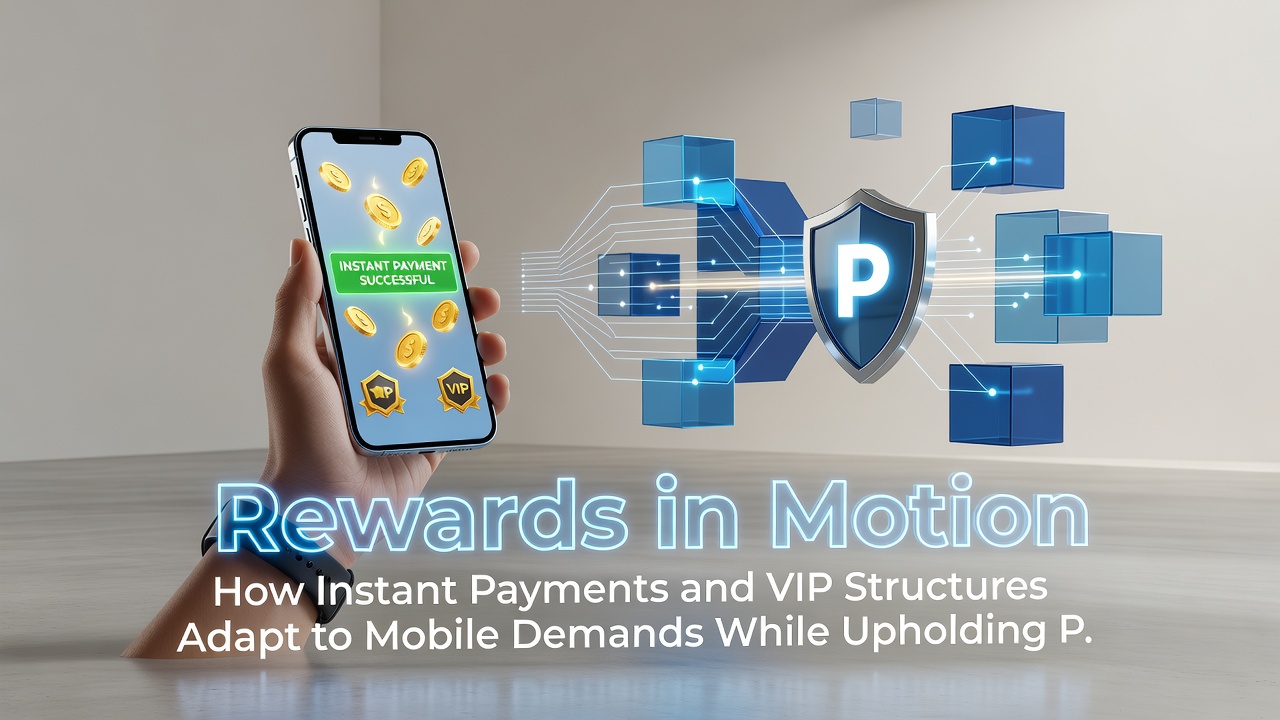 Dashboard view of VIP rewards and responsible gaming controls integrated into a mobile casino app